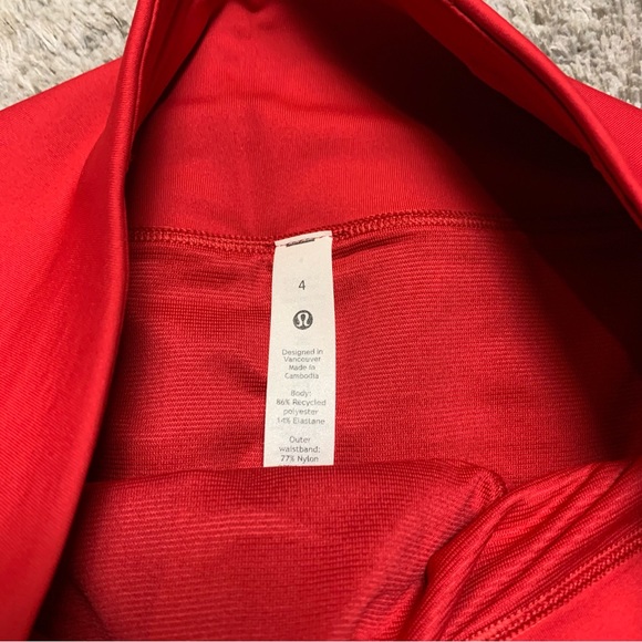 NWT Lululemon Speed Up HR Short 2.5" *Dark Red - Picture 4 of 4